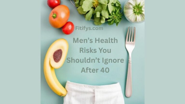 Three women of different ages smiling together against a teal background, representing women’s health across life stages. Text reads: “Fitifys.com – Women’s Health in Your 20s, 30s, and 40s: What Changes?”