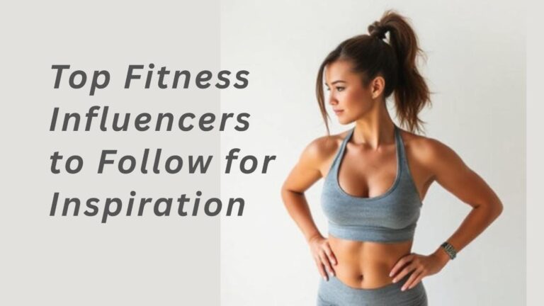 "Collage of active individuals exercising and sharing workout tips on social media, representing top fitness influencers to follow for workout inspiration and fitness routine ideas."