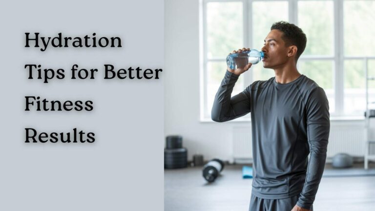 "Person drinking water after a workout in a gym, showing proper hydration for workouts, how water improves exercise performance, and hydration for muscle recovery to achieve better fitness results."