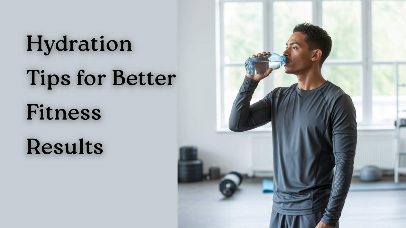 "Person drinking water after a workout in a gym, showing proper hydration for workouts, how water improves exercise performance, and hydration for muscle recovery to achieve better fitness results."